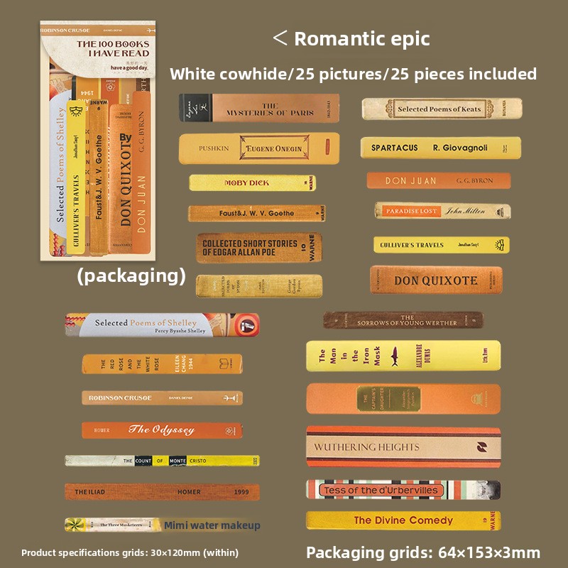 C Épicos Románticos - Blanco