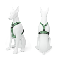 Harnais pour chien Sunraymascota en nylon avec sangle de poitrine, clip frontal et boucle de cou, robuste, pour la chasse, anti-traction, tactique