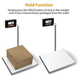 Balance de plateforme numérique électronique LCD 180 kg 50 g pour colis et envois postaux avec personnalisation OEM/ODM et affichage numérique LCD - Product Image 5