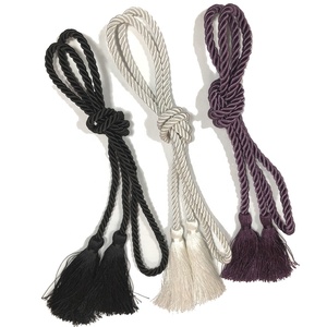 TIANYUN-2026 Art <span class=keywords><strong>Déco</strong></span> Tendance Polyester Cordon Tassel Embrasse Décoratif pour Fenêtre Store Rideaux et Vêtements Décoration - Product Image 2