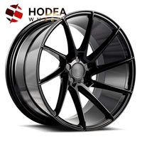 Jantes en alliage classiques à 10 branches 	 Jantes forgées légères 6061-T6 personnalisées, finition usinée argent/noir, pour BMW/Audi/Toyota