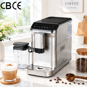 Machine à <span class=keywords><strong>café</strong></span> expresso entièrement automatique 20 bars avec système de broyage intégré et mousseur à lait automatique pour la maison - Product Image 1