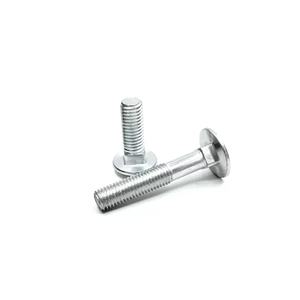 مسامير وصواميل حديدية مجلفنة مطلية بالزنك برأس دائري وعنق مربع M4-M16 للاستخدام الصناعي - Product Image 4