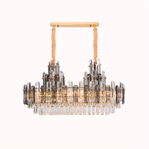 Zèle éclairage décoratif moderne pendentif lumières hôtel suspendu lustre luxe K9 lustre en cristal - Product Image 6