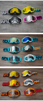 Lunettes de moto MX de qualité supérieure avec sangle réglable et lentilles interchangeables, anti-vent, protection UV400, miroir, monture intégrale, pour le cyclisme et les sports