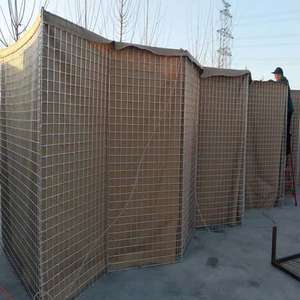 Sacs de sable remplis de terre, barrière de <span class=keywords><strong>protection</strong></span> galvanisée anti-corrosion pour la sécurité, avec doublure en géotextile non tissé - Product Image 6