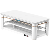 Table chauffante en graphène avec four électrique intégré, commande intelligente et télécommande, classe énergétique A