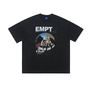 Streetwear High Quality 100% Cotton Heavyweight Oversize Drop Shoulder Boxy Custom <b>Silk</b> Screen Printing 3D <b>Mens</b> O-Neck T-<b>Shirt</b> - Product Image 5