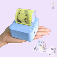 Printer Mini Label Portabel Nirkabel Termal 58mm untuk Foto, Faktur, Struk, 203dpi, Kompatibel dengan IOS, Tersedia