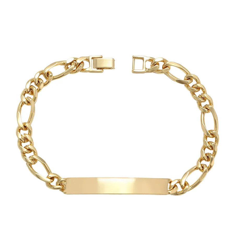 76705 Xuping fashion jewelry 2019 hot sale 14K gold color environmental copper neutral chain bracelet