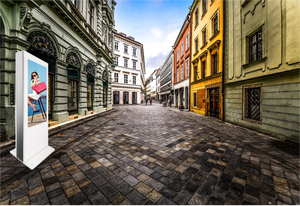 Tùy chỉnh ngoài trời 4K màn hình cảm ứng kỹ thuật số biển Totem <span class=keywords><strong>LCD</strong></span> quảng cáo hiển thị kiosk cho quảng cáo & thông tin hiển thị - Product Image 5