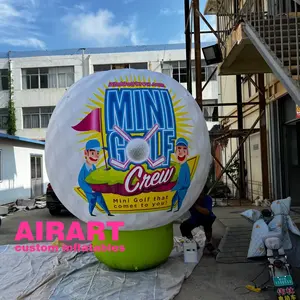 Personalizado grande inflável Golf Ball balão, balão publicitário para venda