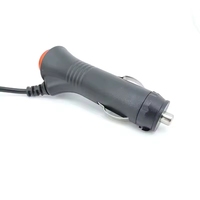 Adaptador de Coche 12V 24V, Cargador de Encendedor a Cable de Alimentación de 5.5mmx2.1mm con Interruptor para Monitor y Cámara