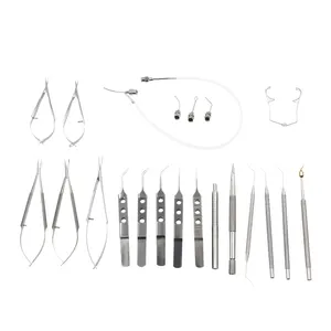 stainless steel cataract surgical kit microsurgery instrument set ophthalmic cataract