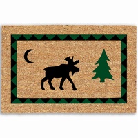 Support de présentation pour tapis de porte en fibre de coco