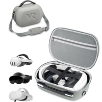 Sac de transport étui de voyage pour Meta Quest3/2/Pro VR lunettes accessoires portables sacs de rangement étui de protection sacs à main