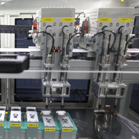 Machine de programmation automatique d'IC ultra-rapide 6500 UPH, programmeur de puces 8 stations à motorisation linéaire pour montage puce à puce (Pick-and-Place) avec précision de ±0,03 mm