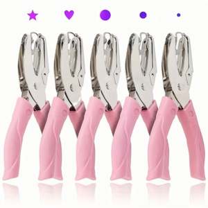 Perforatrice de papier pour scrapbooking à trou unique, motifs étoile, cœur, cercle, pour loisirs créatifs, durable - Product Image 1