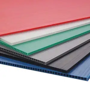 Multiple Color Easy Installation Plastic Pp Sheet Recycled Hollow Sheet Corrugated Plastic Pp Hollow Board