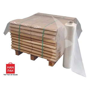 Vietnam Factory Price 51 x 49 x 73" 3 Mil Clear Pallet Covers Top <b>Sheet</b> Large Size ODM Poly Bags Clear <b>Plastic</b> Sheeting Film - Product Image 2