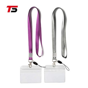 Cordón Personalizado al por Mayor con Porta Identificación, Hebilla de Seguridad Desmontable y Ranura Vertical para Tarjeta de Identificación de Estudiantes - Product Image 1