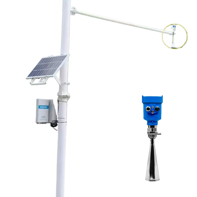 High Accuracy 3mm Stainless Steel Water Level Meter Sensor Non-Contacting Open Channel River Bell Mouth Transmitter