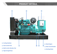 Générateurs diesel WEICHAI personnalisés 20kva 30kva 40kva 50kva refroidis par eau triphasés haute stabilité