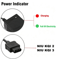 Chargeur 48 volts pour trottinettes électriques NLU KQi2 KQi3 KQi PRO/MAX 53,5 V 2 A, adaptateur secteur avec certifications CE, FCC et RoHS