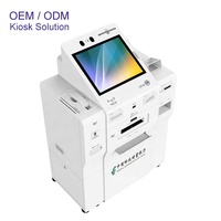 21.5 pouces mutil fonction Smart Teller Machine Terminal de paiement de kiosque bancaire Cash Reycycler Équipement financier