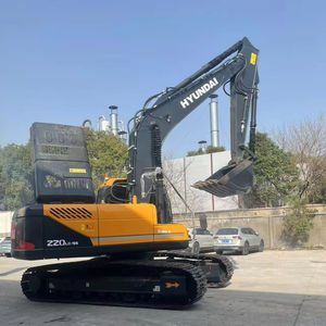 Excavadora de cadenas Hyundai 220LC-9S usada de alta calidad, 22 toneladas, con componentes originales del motor, incluyendo bomba y engranajes, modelo 2019 - Product Image 1