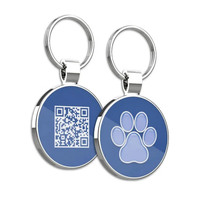 Étiquette d'identification de chien NFC 13.56MHZ imprimée personnalisée Code QR NFC N213 pour le suivi des animaux de compagnie