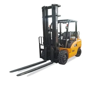 Forklift Truck Gasoline TDER Dual Fuel Gasoline Forklift 4t 3.5t 3t 6m 5m 4.5m Forklift Truck Double Front Tires and EPA Engine