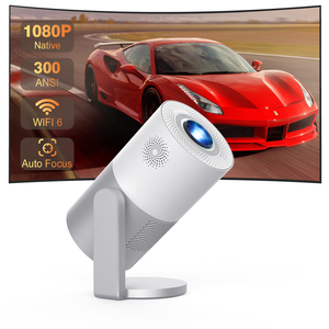 Cre CR50 Video Chiếu 4K Xách Tay <span class=keywords><strong>Mini</strong></span> 5G Android Thông Minh Máy Chiếu Bluetooth Wifi <span class=keywords><strong>250</strong></span> ANSI <span class=keywords><strong>Lumens</strong></span> Chiếu - Product Image 1