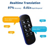 Traducteur vocal intelligent Z2 AI Anglais Russe Arabe pour voyages d'affaires et photographie, précis, hors ligne, écran tactile OLED