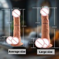 Chinese Made Realistic Soft 100% Waterproof Flesh Color Dildo Orgasmic Masturbator with Suction Cup Female Specific Massager