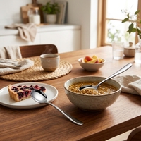 Cuillère à café en acier inoxydable 316 à manche lisse et solide, poli miroir, pour café, bar, maison, usage quotidien, vaisselle de table