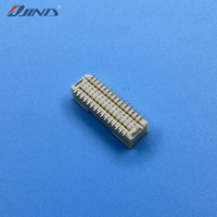 Conector de Doble Fila para PCB SMT de Montaje en Superficie, 1.0T-1-LT-2*15A, Paso de 1.0mm, 30 Pines, Terminal de Bronce Fosforoso con Recubrimiento de Oro
