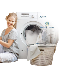 Protector de colchón de rizo de bambú antibacteriano impermeable personalizable almohadilla de protección de cama extraíble fácil de lavar King Queen - Product Image 6