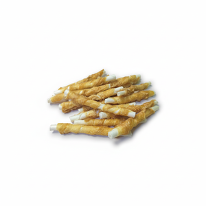 Various Sizes Chicken Wrap <strong>Rawhide</strong> <strong>Bone</strong> <strong>Dog</strong> Treats Snack <strong>Rawhide</strong> <strong>Dog</strong> Chew Clean Teeth - Product Image 1