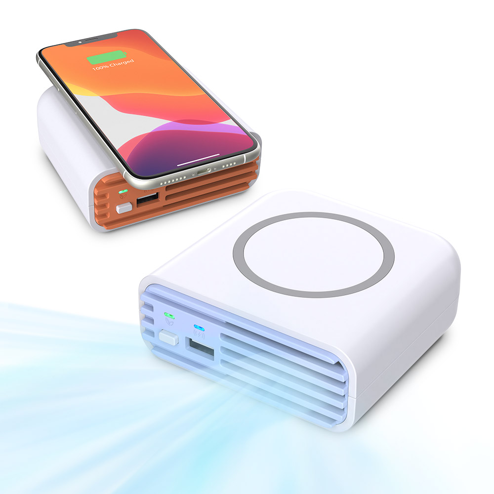 2023 Новое поступление 3 в 1 Многофункциональное домашнее офисное Беспроводное зарядное устройство для мобильного телефона очиститель воздуха ионный Настольный очиститель воздуха