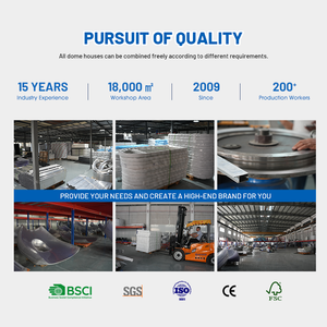 Moderna Casa Burbuja Geodésica <span class=keywords><strong>de</strong></span> Plástico Transparente para Acampar al Aire Libre, Hotel, Restaurante, Observación <span class=keywords><strong>de</strong></span> <span class=keywords><strong>Estrellas</strong></span> - Product Image 6