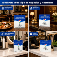Carte NFC RFID en acrylique espagnole personnalisée 12x12cm, étanche, pour avis Google, 100 000+ cycles, support sans contact pour réseaux sociaux pour entreprises