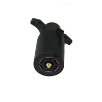 American 7 Pin 12V ABS Trailer Blade Plug Trailer Connector for RV Vehicle
