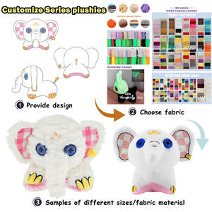 Peluches Personalizados 2026, Nuevo Peluche <span class=keywords><strong>de</strong></span> Elefante, Mini Peluches Personalizados, Muñeco <span class=keywords><strong>de</strong></span> Compañía <span class=keywords><strong>de</strong></span> Algodón Real - Product Image 6