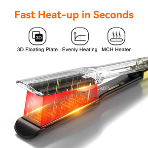 Bán buôn chuyên nghiệp thiết kế mới 480f rộng tấm Titan tóc phẳng sắt tóc ép tóc cho gia đình sử dụng - Product Image 3