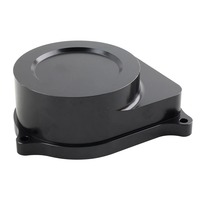 Nouvelle plaque de capot de distributeur noire pour Honda Acura Integra B16/B18A B Civic Si Del Sol Si Prelude Si VTEC Accessoires de voiture en aluminium