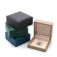 La boîte d'emballage en cuir PU brossé haut de gamme Meiman boîte de rangement pour broche de médaille convient à l'emballage de cadeaux
