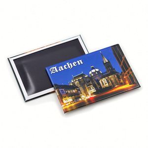 Factory Direct Custom Refrigerator Tourist Scenery Photo Souvenir Customized Tin <b>Fridge</b> Magnets - Product Image 2