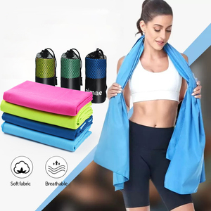 Gran oferta Logo impreso Fitness Gym Toalla 40*80cm Super absorbente seco rápido suave deportes toalla microfibra deporte toalla - Product Image 5