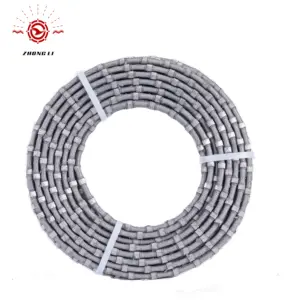 Wire Saw Beads Manufacturers Diamond Multi Wire Saw Beads 6.3mm 7.3mm For Slabbing Quarrying Cutting